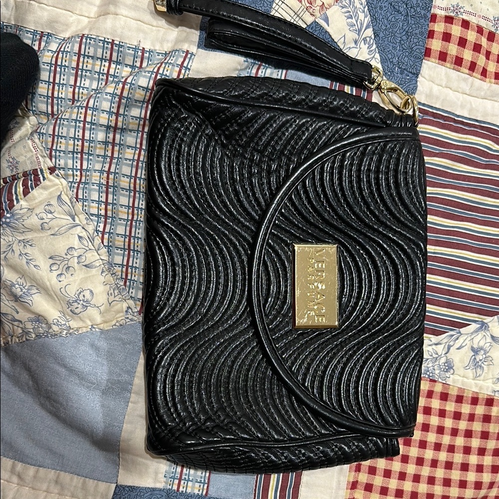 Versace Parfums Faux leather purse 👝